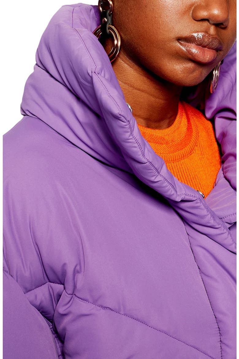 Meghan Puffer Jacket, Alternate, color, PURPLE