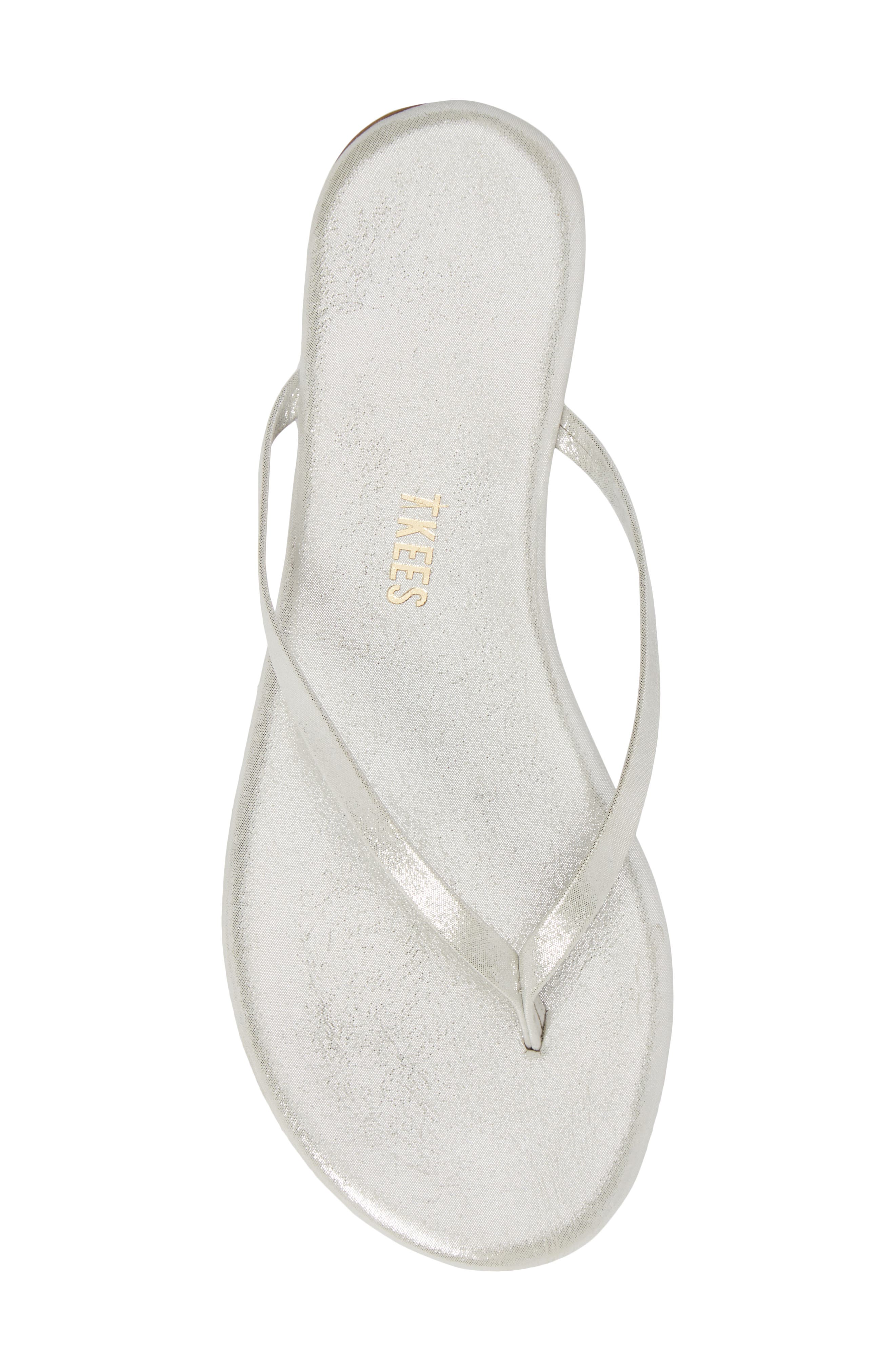 TKEES 'Glitters' Flip Flop, Alternate, color, Gleam Leather
