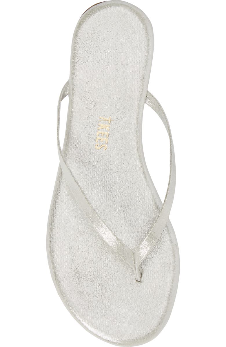 TKEES 'Glitters' Flip Flop, Alternate, color, Gleam Leather