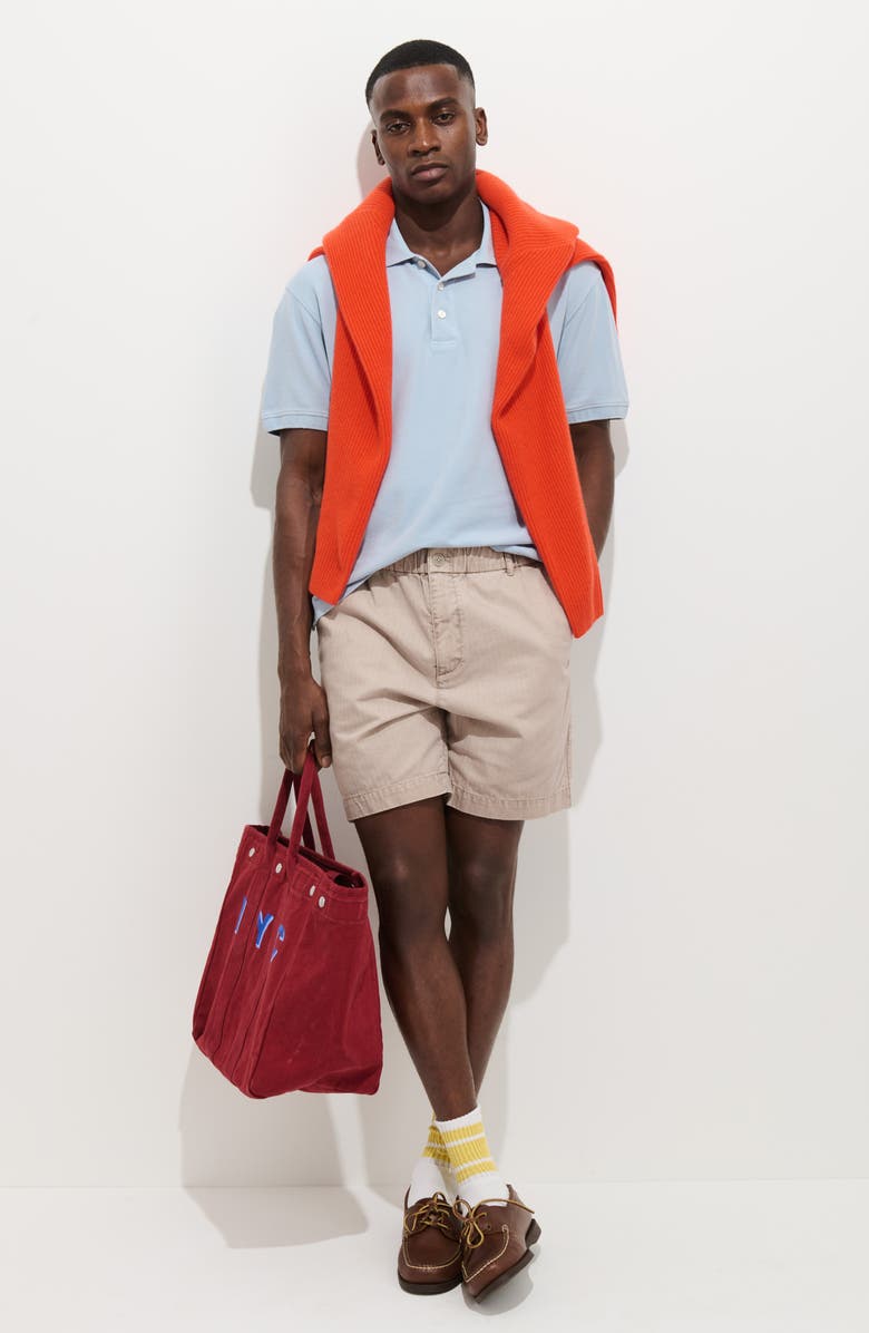 Alex Mill Pull-On Cotton Shorts, Alternate, color, Faded Grey