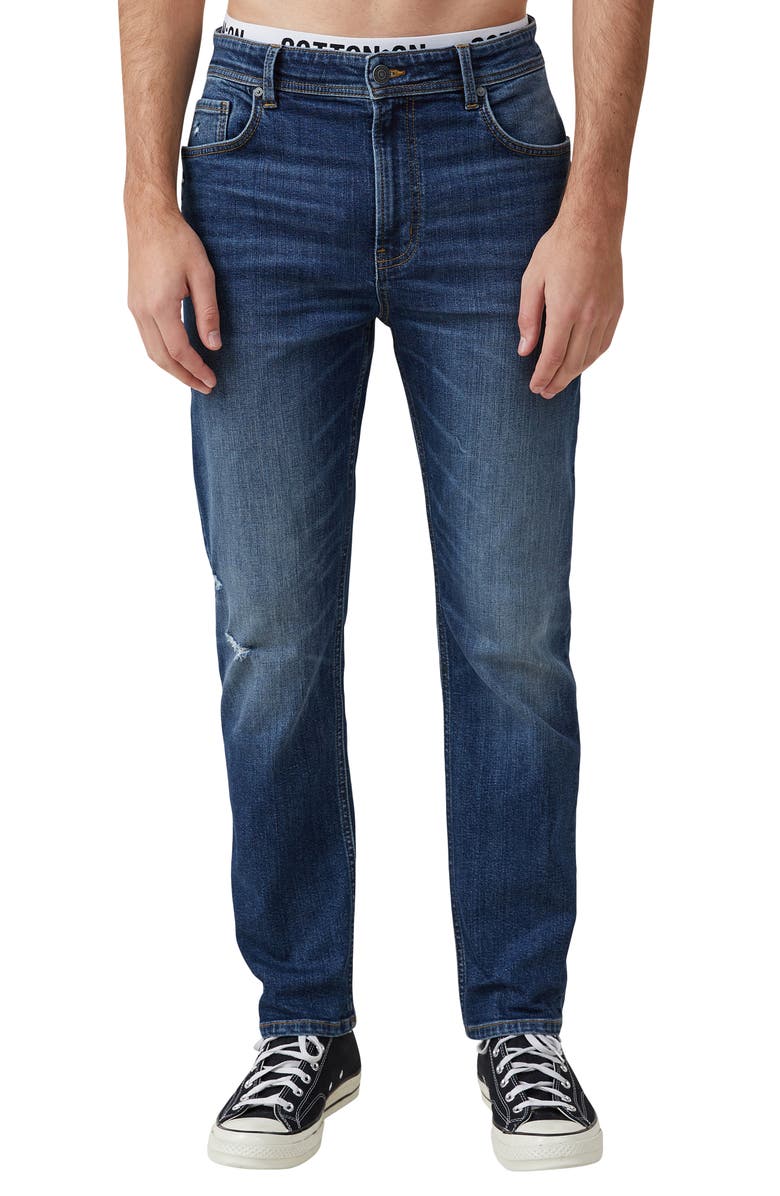Cotton On Slim Straight Jeans, Main, color, 