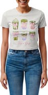 Monster Digital Sip & Yap Crop Graphic T-Shirt