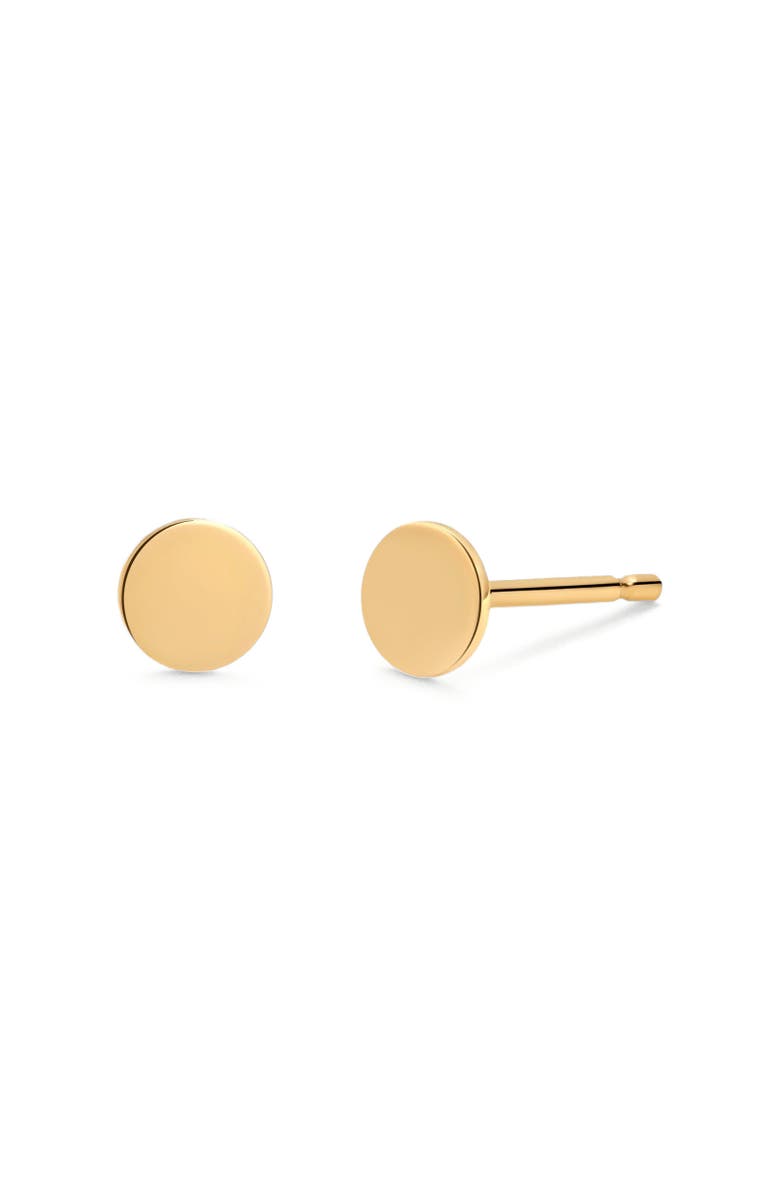 MADE BY MARY Lux Stud Earrings, Main, color, Gold Filled