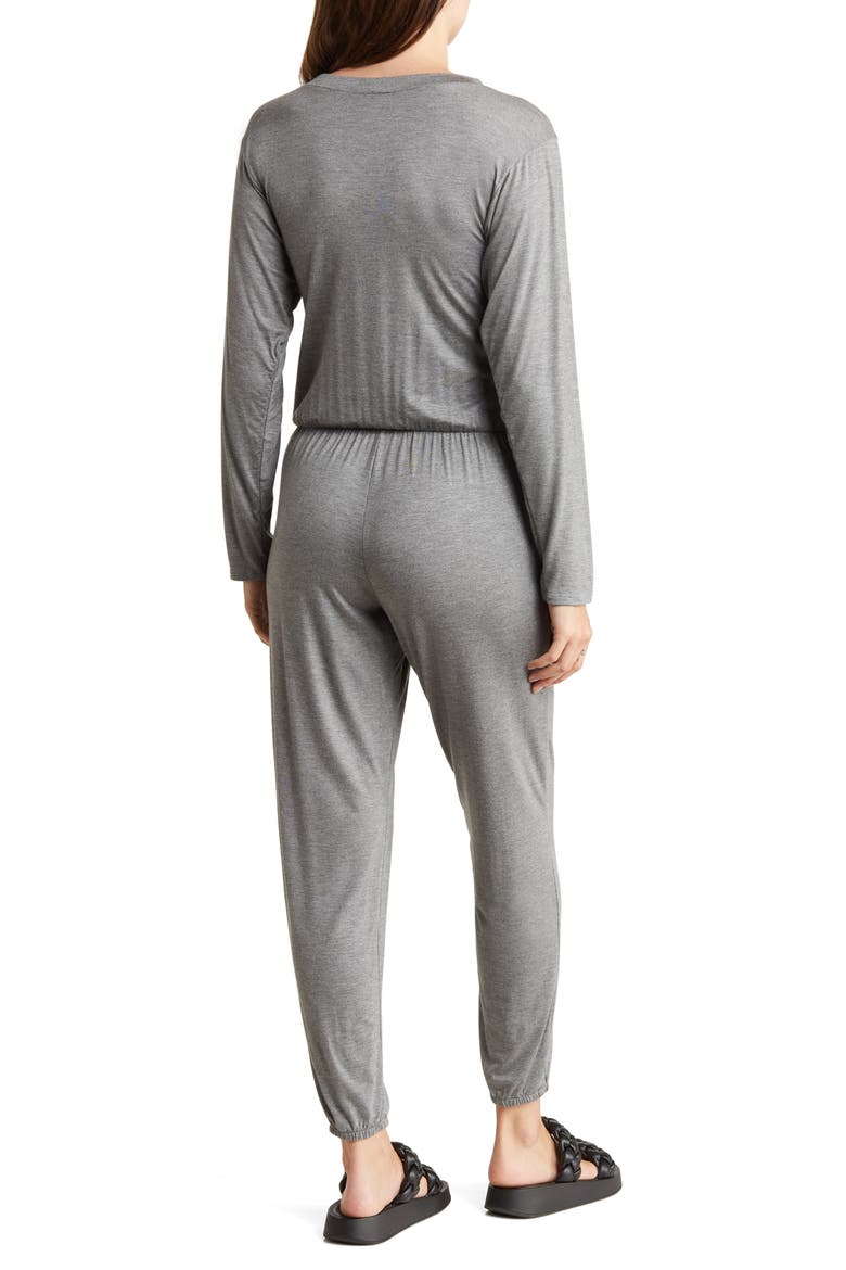Long Sleeve Jumpsuit, Alternate, color, DARK SLATE