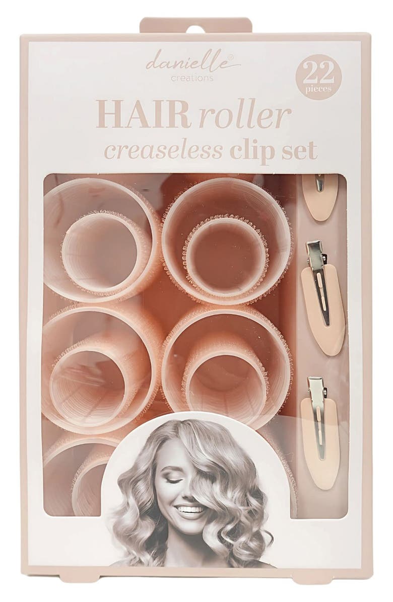 DANIELLE Self-Grip Hair Roller Set, Main, color, Pink