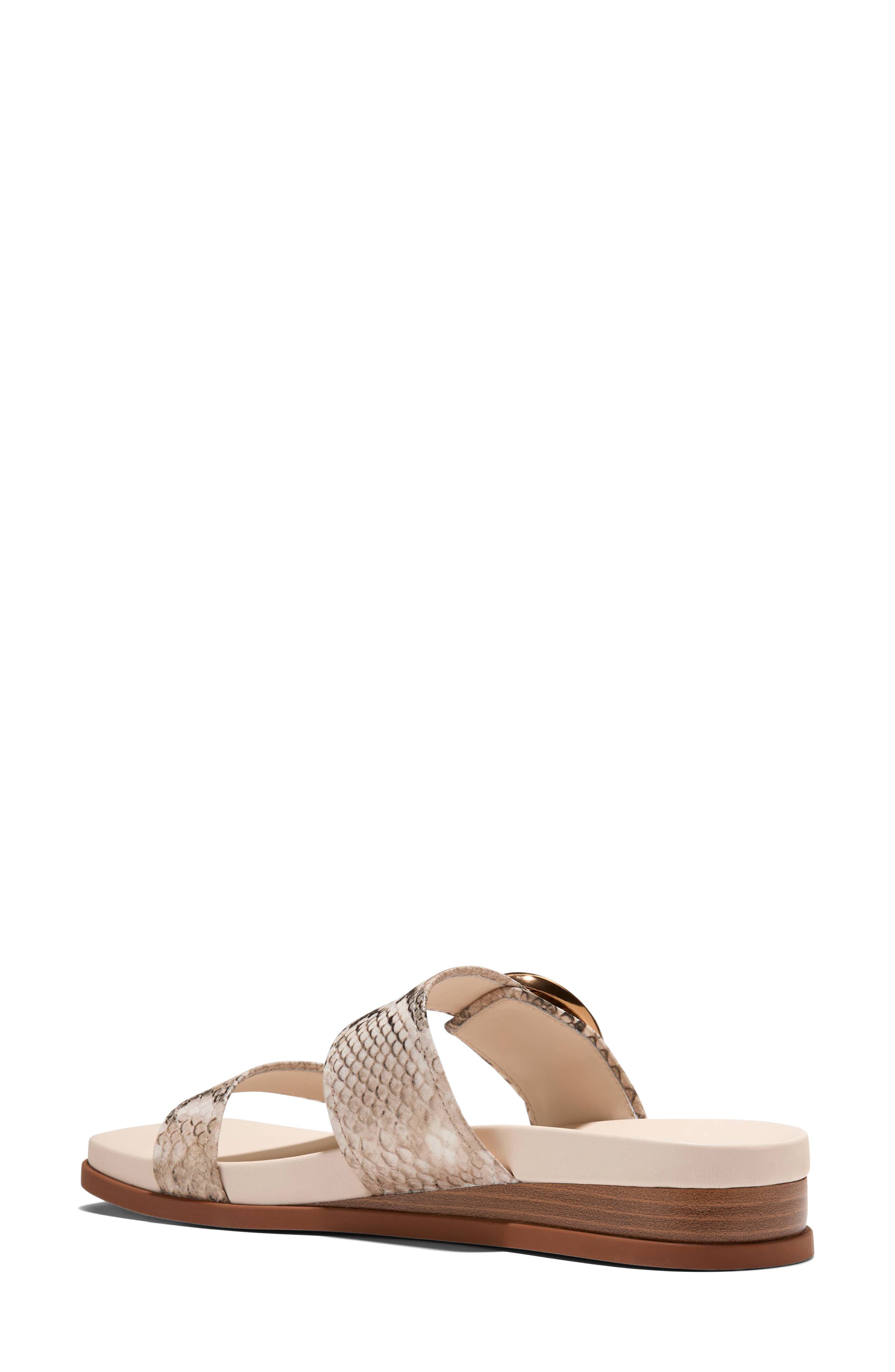Cole Haan Oaklynn Wedge Sandal, Alternate, color, Mojave Snake Print Leather