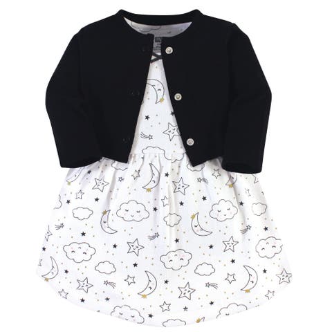 Cotton Dress and Cardigan Set (Toddler & Little Kid)