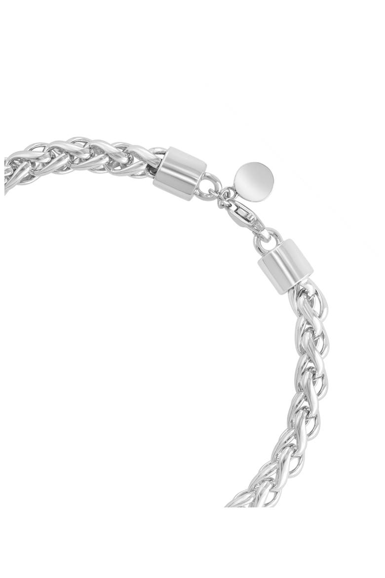 Sterling Silver Beaded Onyx Bracelet, Alternate, color, BLACK
