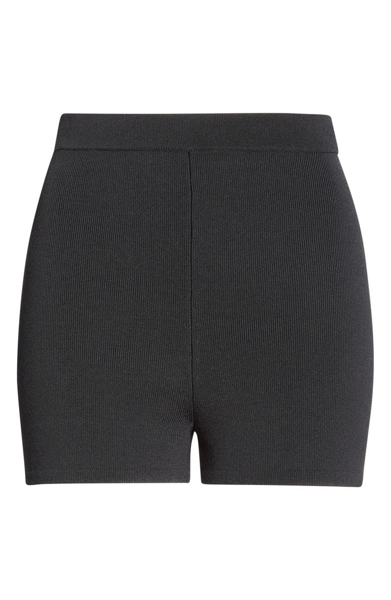 SKIMS High Waist Shorts, Main, color, Obsidian