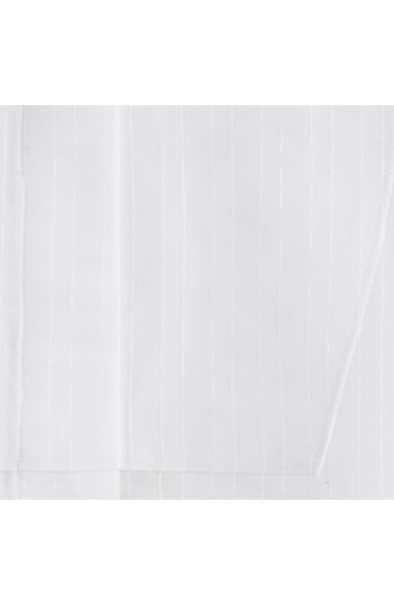 COS Bib-front Stripe-jacquard Cotton Shirt, Alternate, color, White