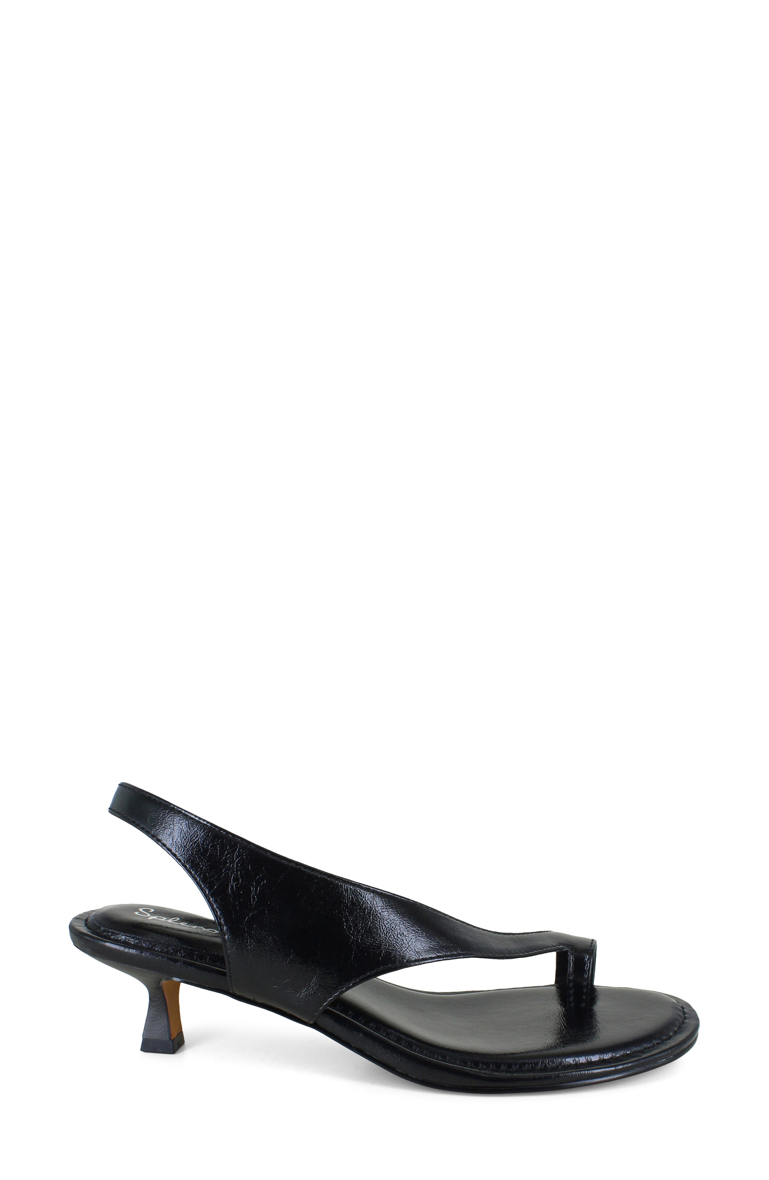 Splendid Helen Toe Loop Sandal, Alternate, color, Black