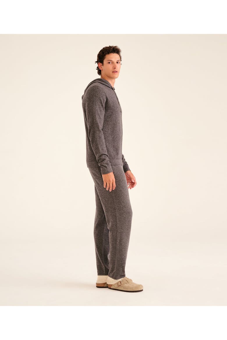 Off-Duty Cashmere Hoodie, Alternate, color, Granite