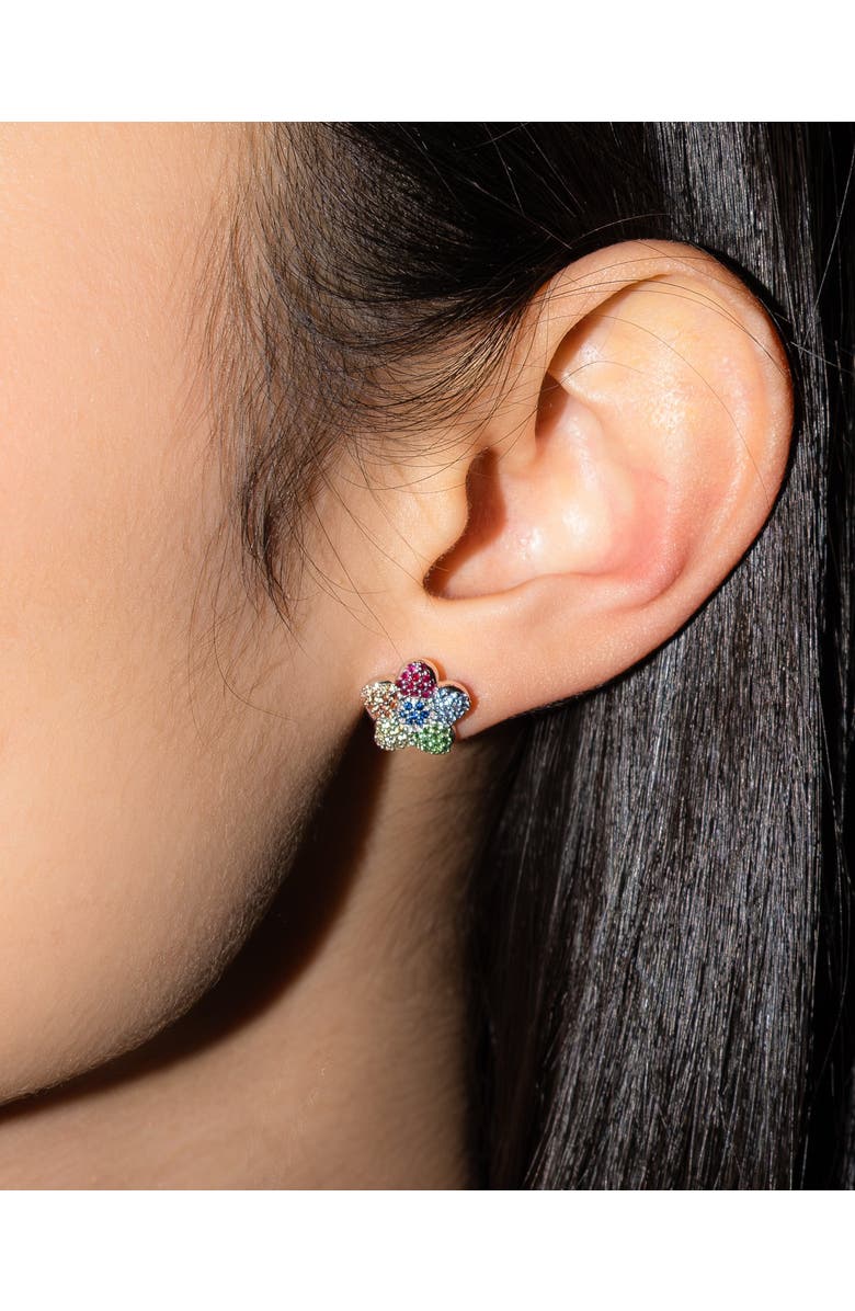 FRY POWERS FLOWER POWERS Stud Earrings, Alternate, color, Rainbow Multi