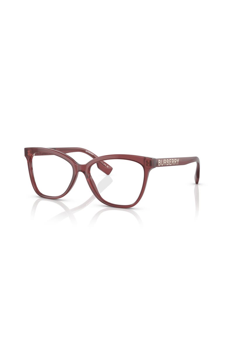 Burberry 54mm Cat Eye optical glasses, Main, color, Red