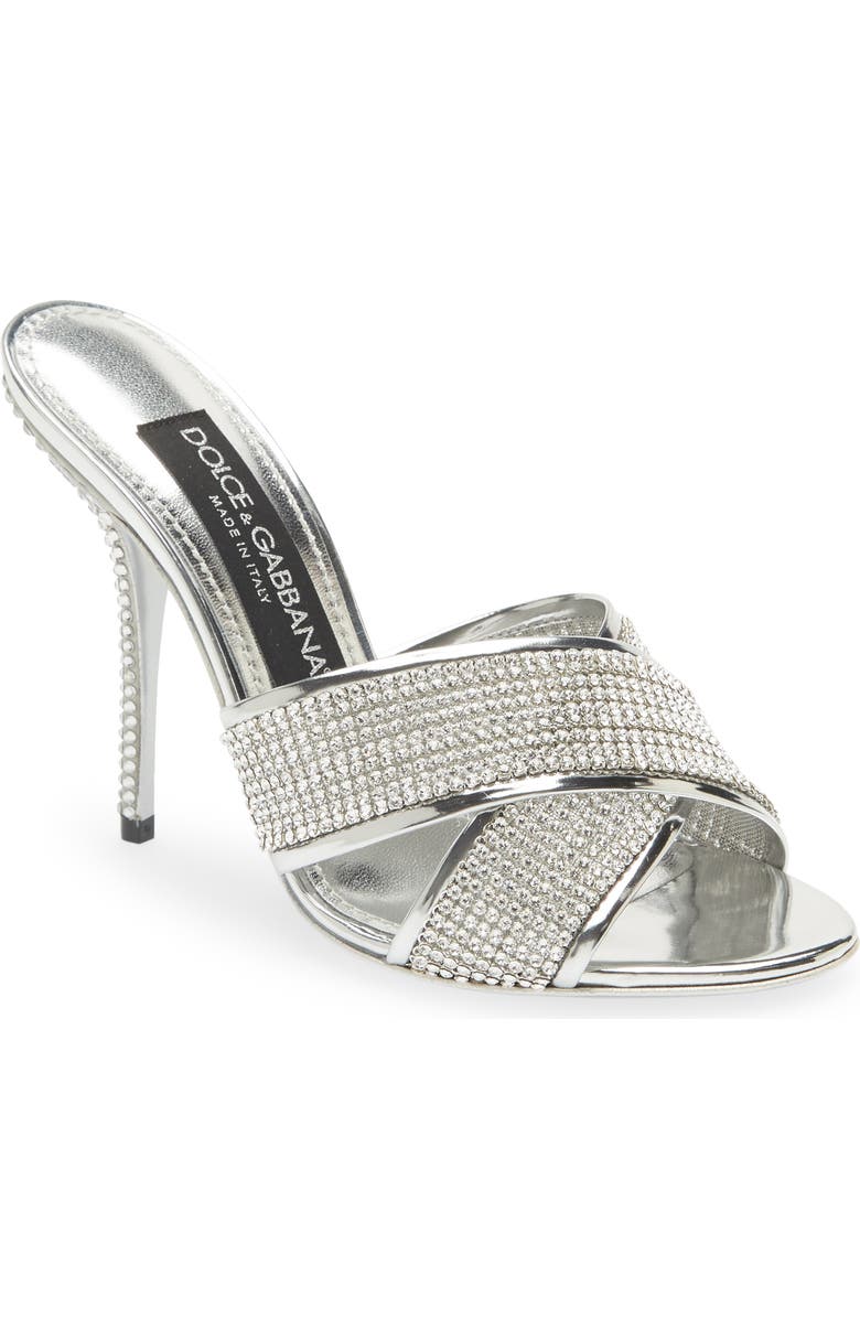Dolce&Gabbana Keira Crystal Embellished Sandal, Main, color,
