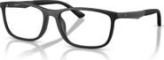 Emporio Armani 55mm Rectangle optical glasses