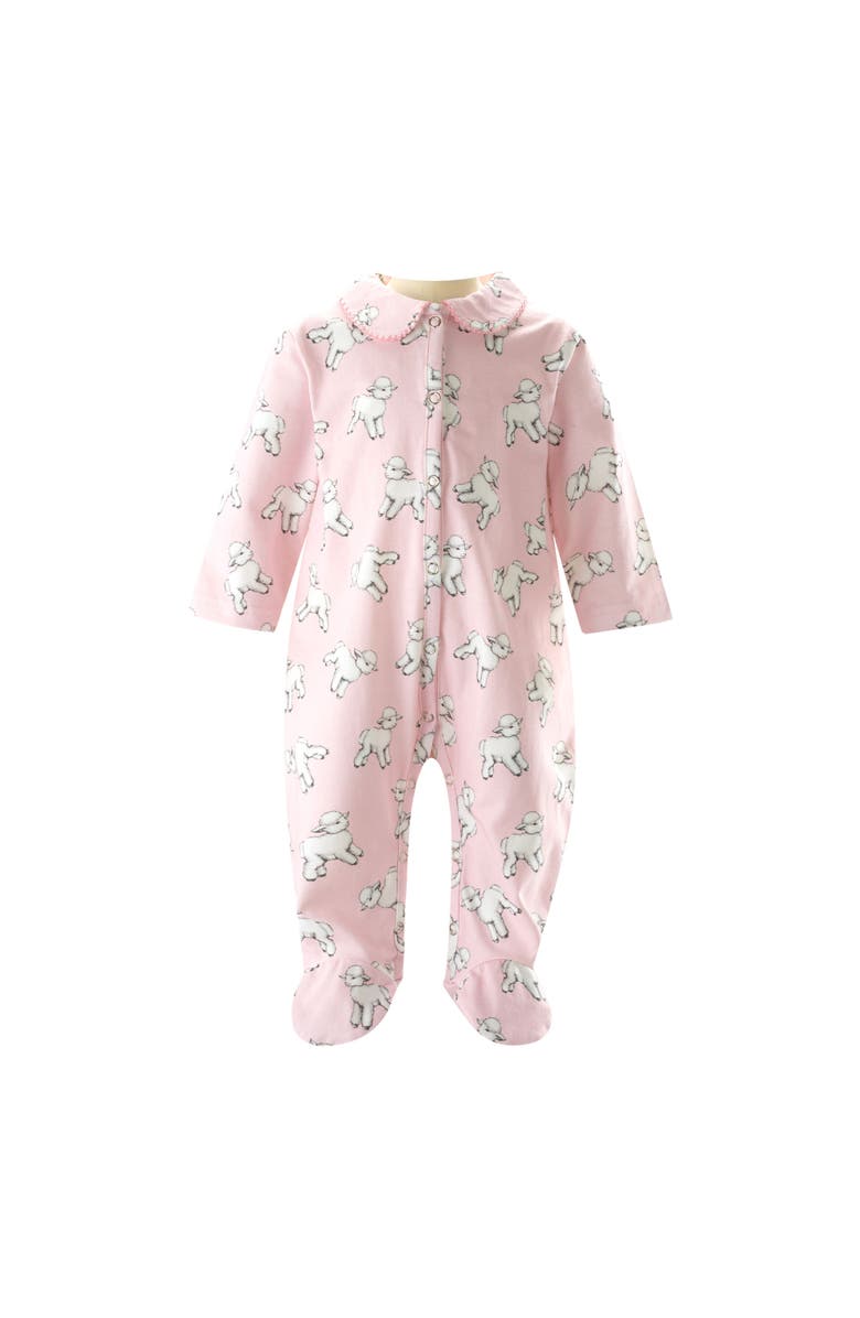 Rachel Riley Lamb Footie, Main, color,