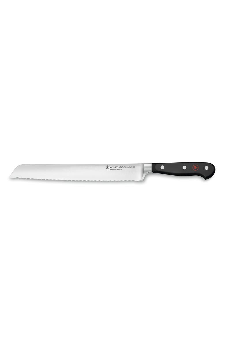 Wüsthof Classic Ikon 9-Inch Bread Knife, Main, color, Black