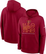 Nike Men's Nike Burgundy Washington Commanders Busted Play Club Fleece Pullover Hoodie