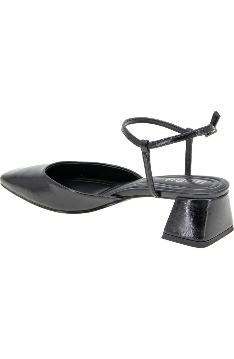 BCBGeneration Queenie Ankle Strap Pump, Alternate, color, Black