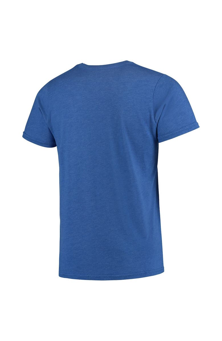 Majestic Threads Men's Majestic Threads Adrian Beltre Heathered Royal Texas Rangers Player Silhouette Tri-Blend T-Shirt, Alternate, color, 