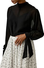 Lilysilk Floaty Batwing Sleeve Blouse Set