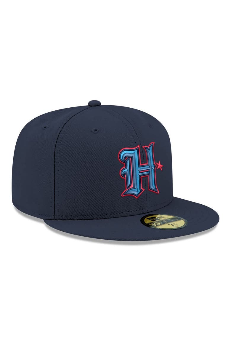 Men's New Era Navy Houston Texans 59FIFTY Fitted Hat, Alternate, color, Navy