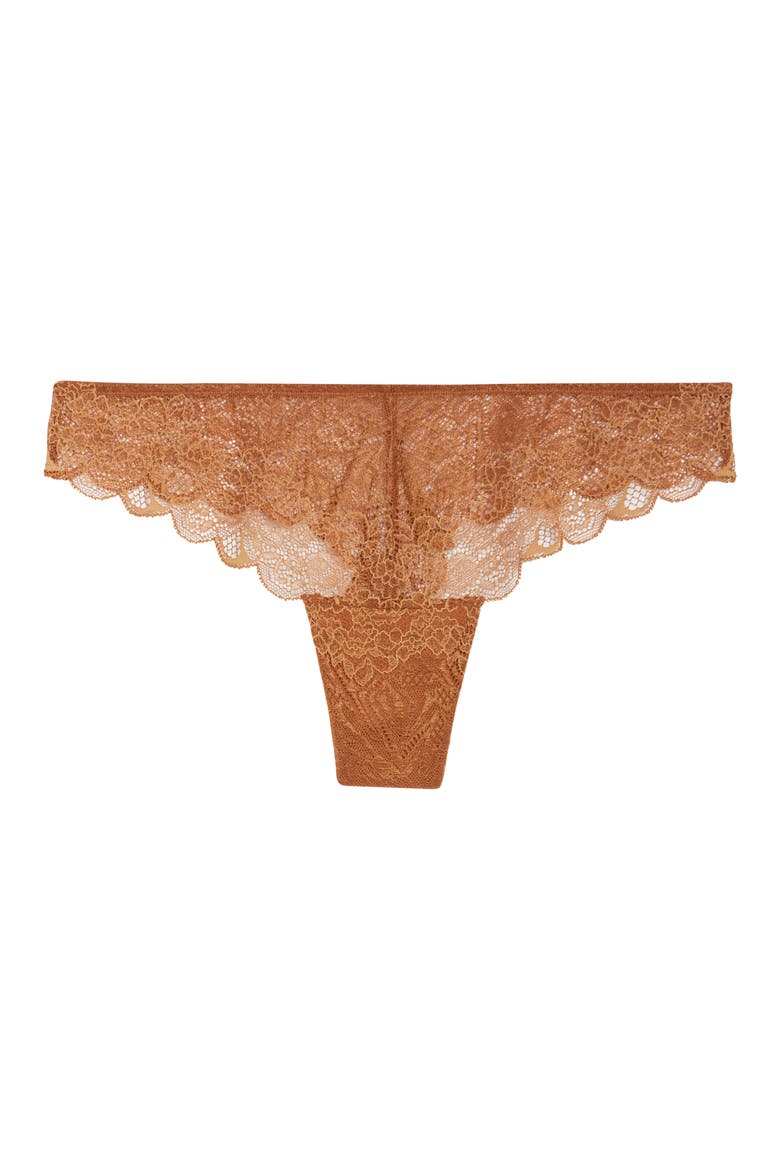 Lace Tanga, Alternate, color, CINNAMON