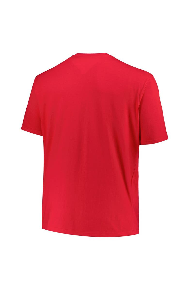 PROFILE Men's Profile Red Detroit Red Wings Big & Tall Arch Over Logo T-Shirt, Alternate, color, 