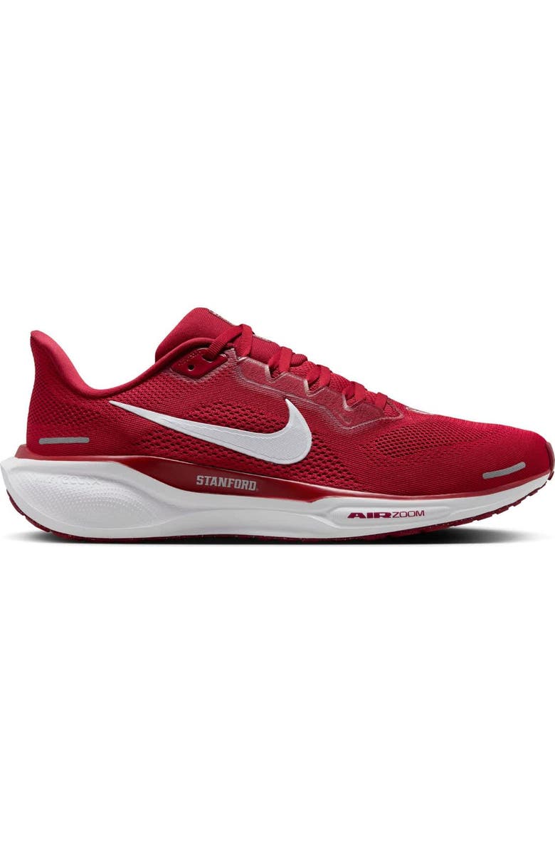Nike Unisex Nike Cardinal Stanford Cardinal Zoom Pegasus 41 Running Shoes, Main, color,