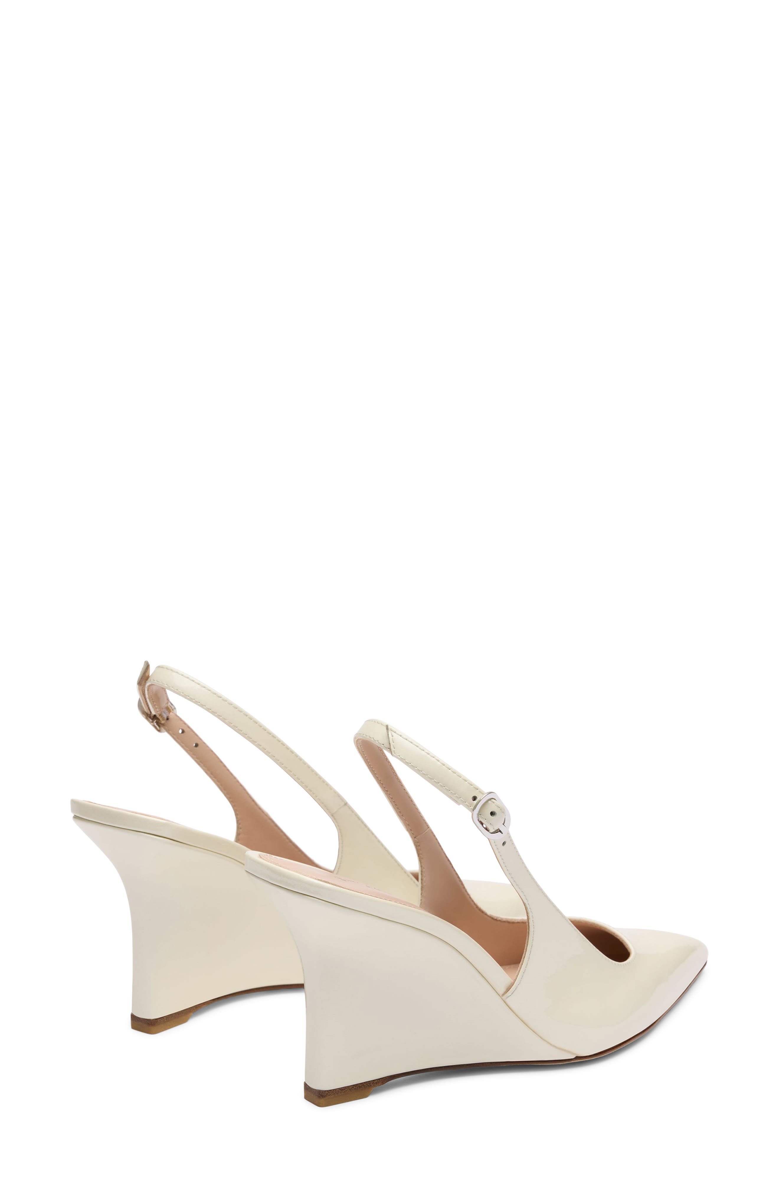Vinnie Slingback Wedge 85, Alternate, color, LINEN