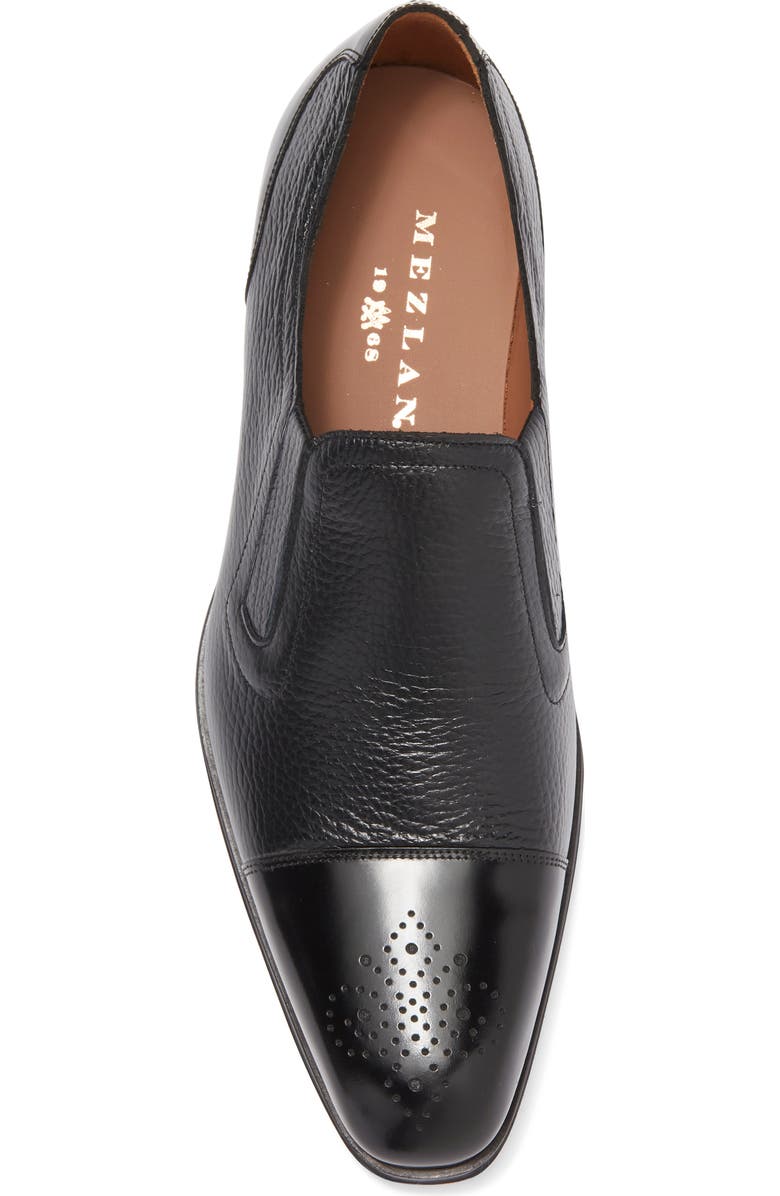 Mezlan Brogue Toe Loafer, Alternate, color,