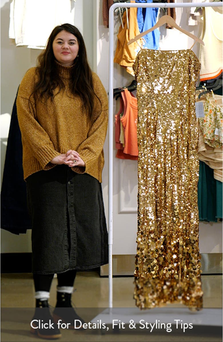 Sequin Strapless Gown, sales video thumbnail