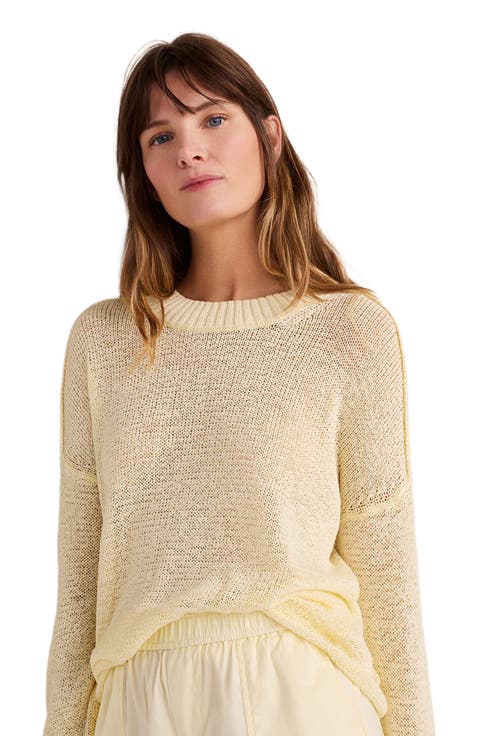 Linen Tape Yarn Crewneck