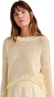 Haven Well Within Linen Tape Yarn Crewneck