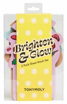TONYMOLY Brightening Glow Set of 5 Sheet Mask Set