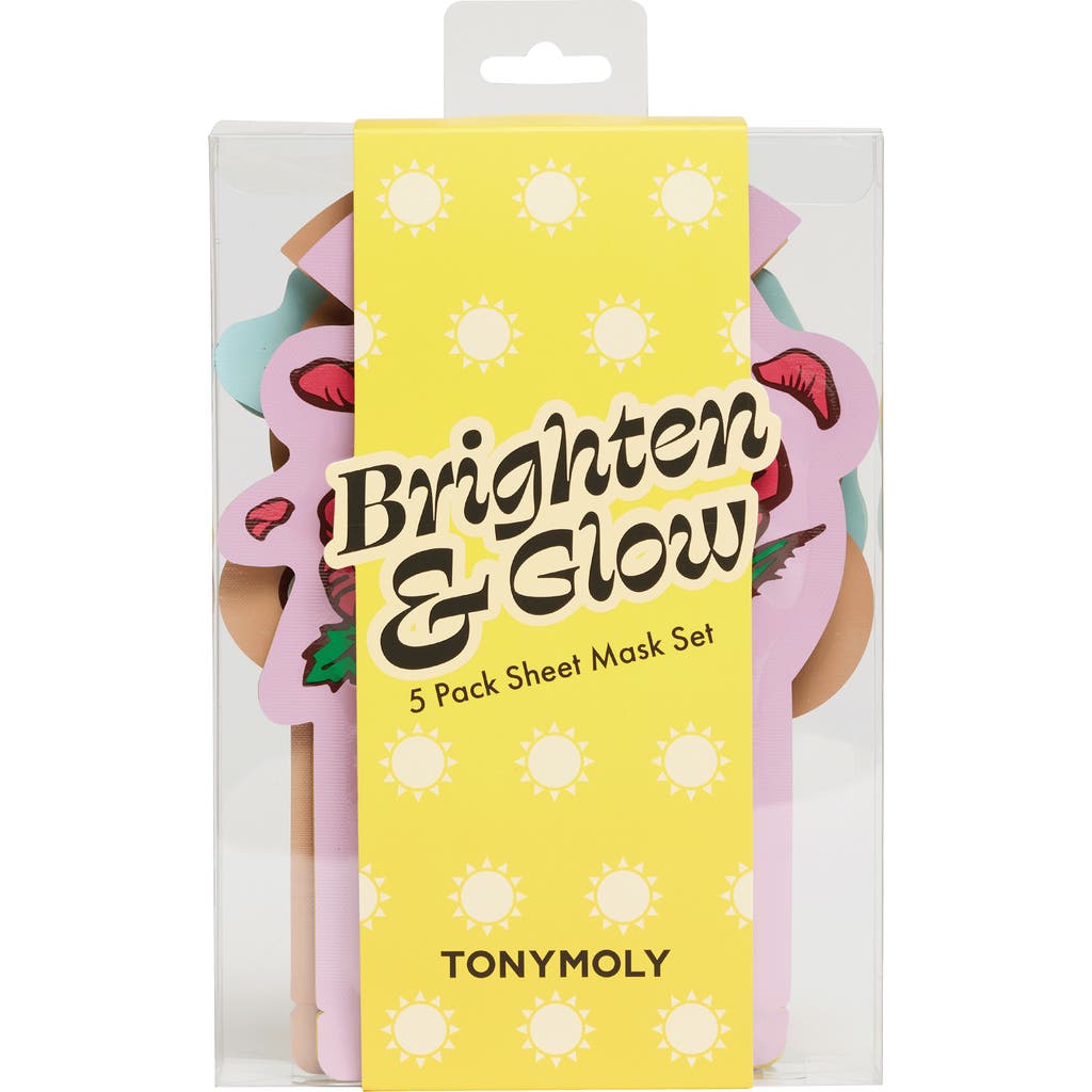 Tonymoly Brightening Glow Set Of 5 Sheet Mask Set In No Color