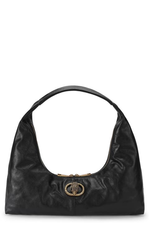 Chelsea Leather Crescent Bag