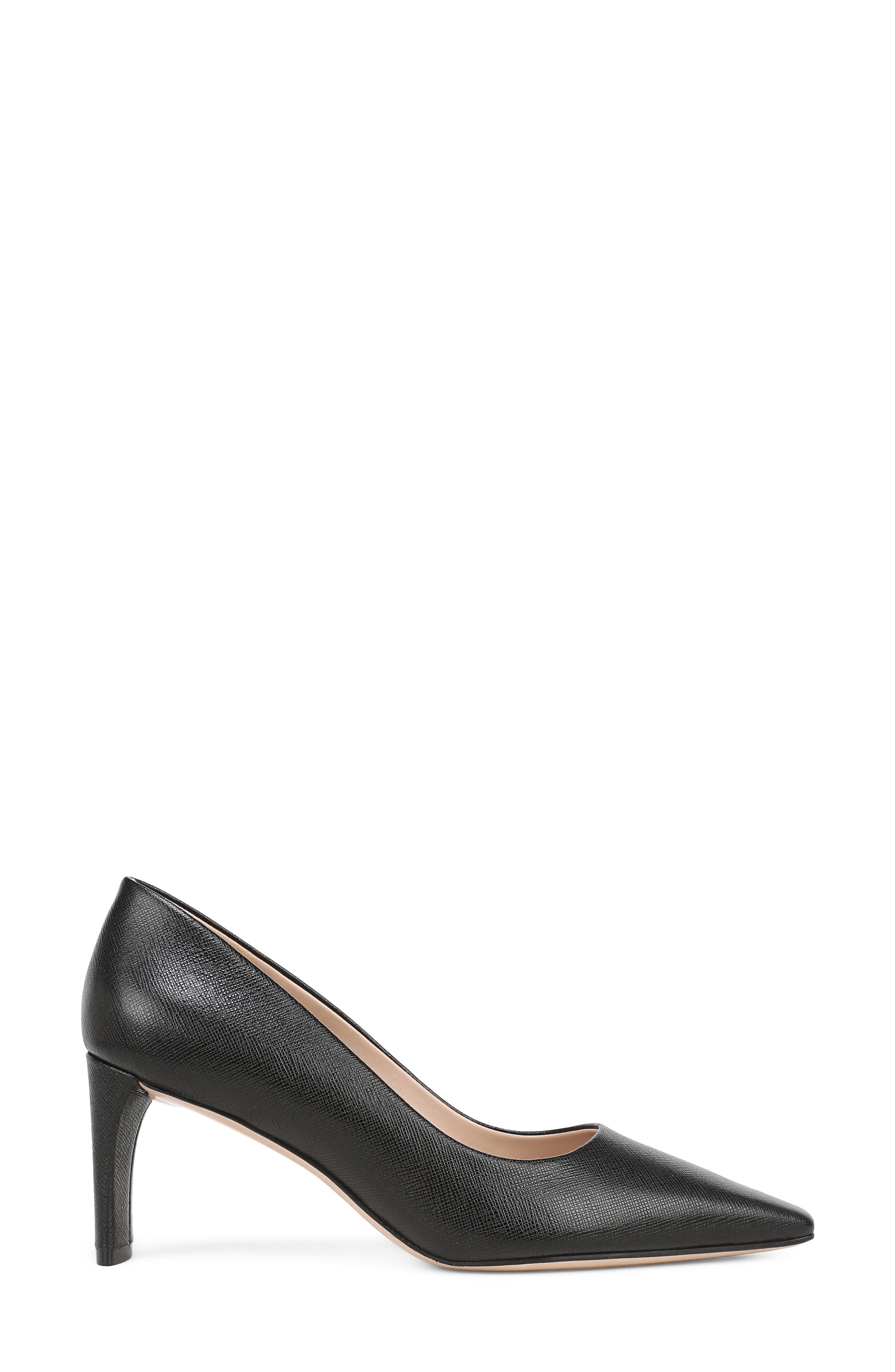 Estee Pointed Toe Pump, Alternate, color, BLACK LEATHER