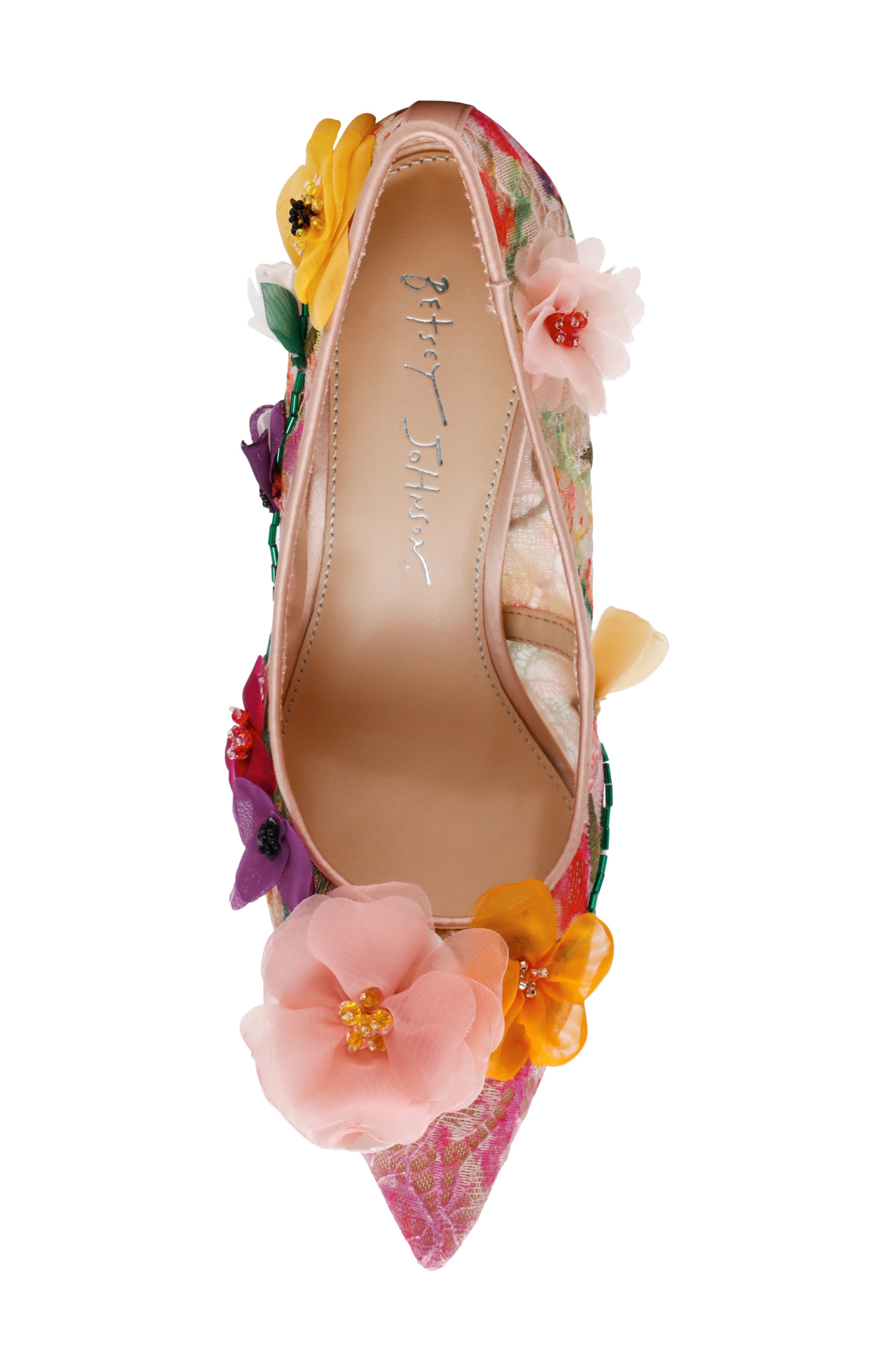 Darcy Pointed Toe Pump, Alternate, color, PINK MULTI