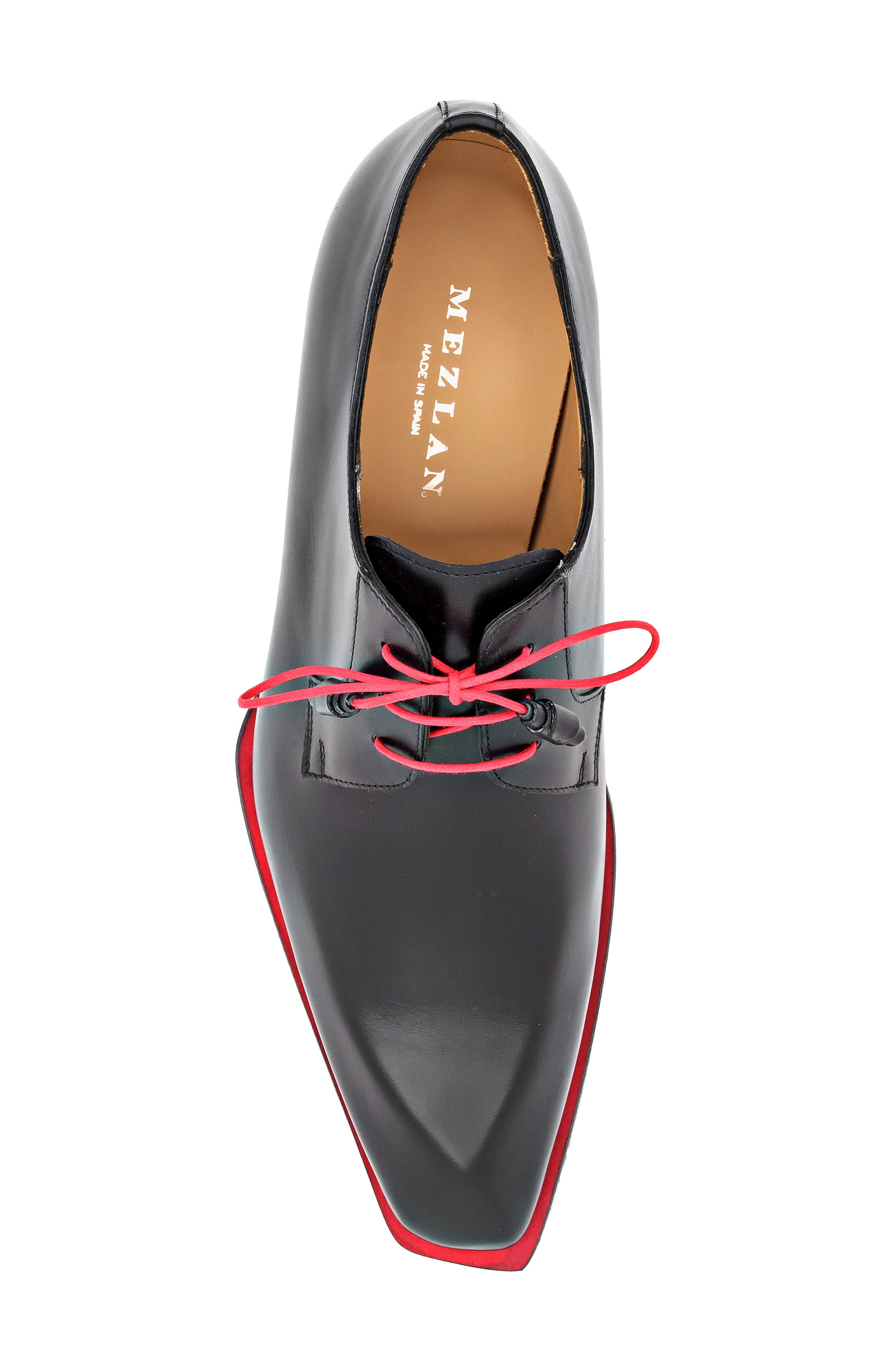 Mezlan Patina Derby, Alternate, color, Black