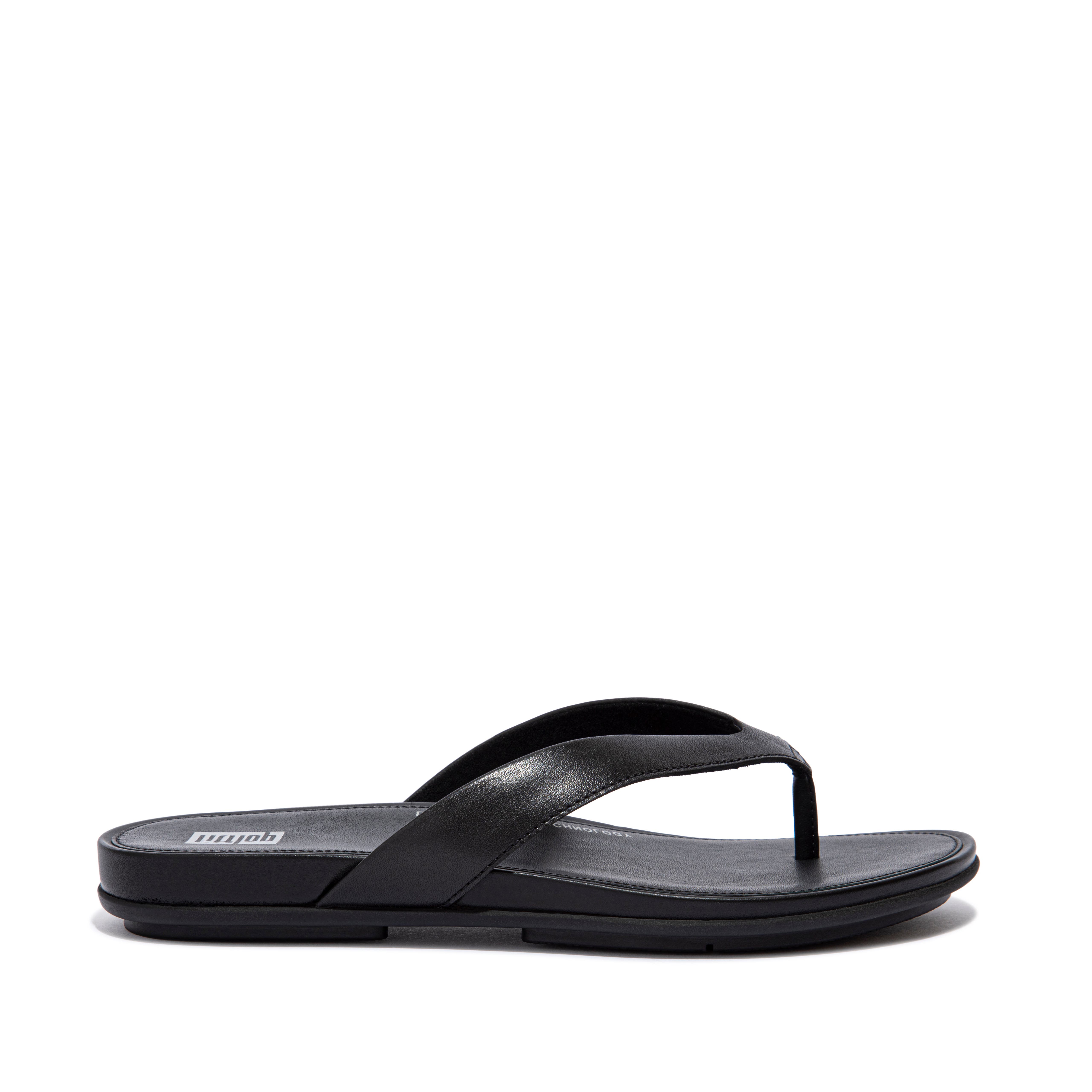 FitFlop Gracie Leather Flip-Flops, Alternate, color, 