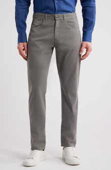 Canali Regular Fit 5-Pocket Cotton Stretch Twill Pants