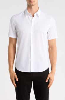 Irving Short Sleeve Cotton Button-Up Shirt
