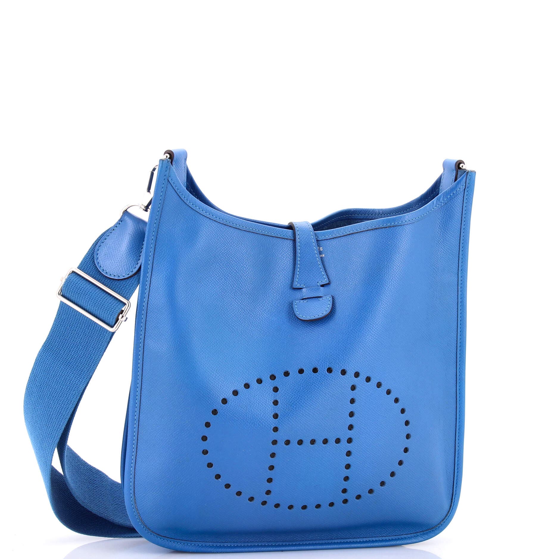 Pre-Owned Hermes Evelyne Bag Gen III Epsom PM, Alternate, color, Mykonos
