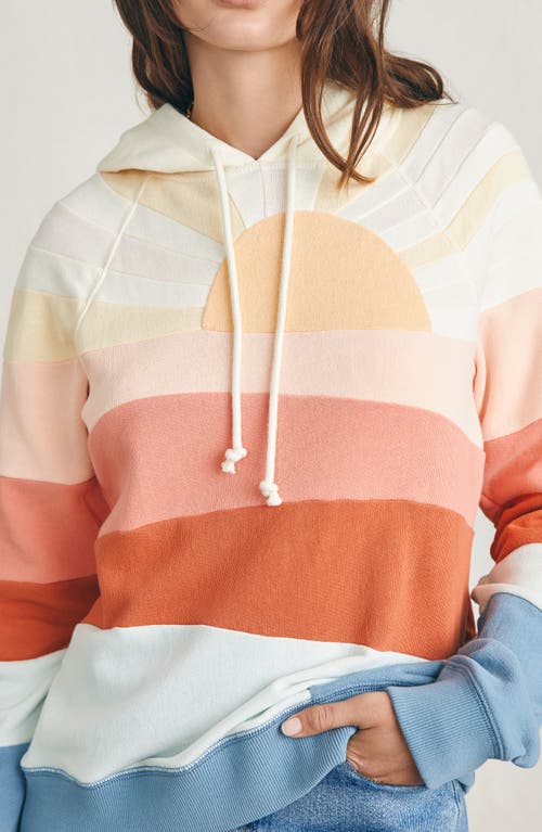 Faherty Soleil Pieced Hoodie