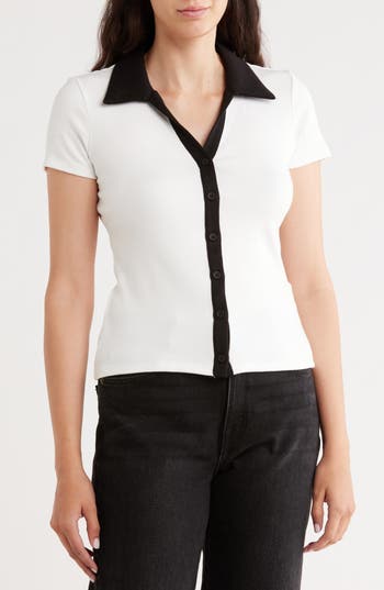 Cyrus Short Sleeve Button-up Shirt In Multi