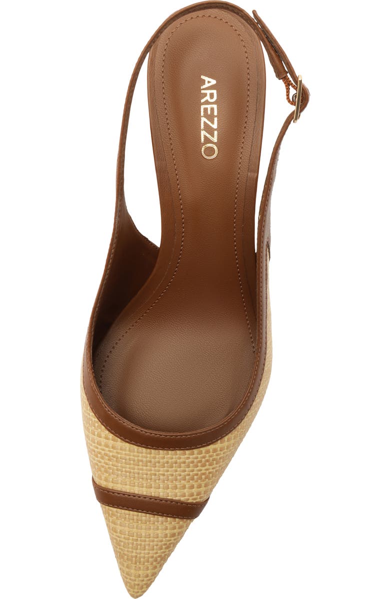 Arezzo Liza Slingback Pointed Toe Pump, Alternate, color,