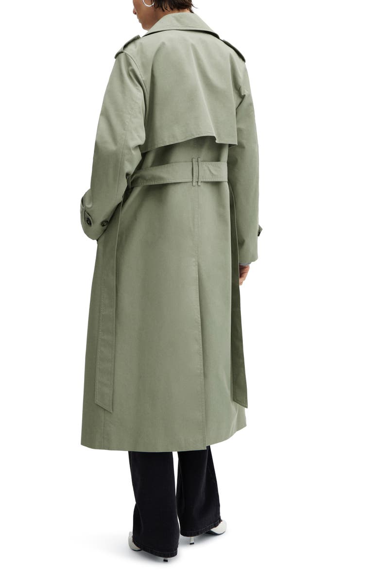 MANGO Angela Belted Trench Coat, Alternate, color, 