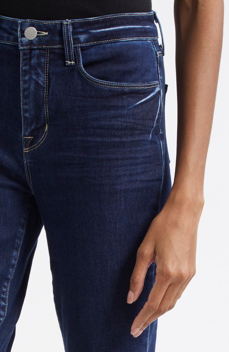 L'AGENCE Margot High Waist Crop Skinny Jeans, Alternate, color, Stanton